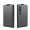 Flip Case Handyhülle für Xiaomi Mi Note 10 Pro Vertikal Schutzhülle Tasche Cover Schwarz Bumper Smartphone Kartensteckplatz-Kreditkarte-Geldscheine EC-Karte Bank-Karte