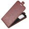 Flip Case Handyhülle für Huawei P40 Vertikal Schutzhülle Tasche Cover Braun Bumper Smartphone Kartensteckplatz-Kreditkarte-Geldscheine EC-Karte Bank-Karte