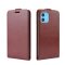 Flip Case Handyhülle für iPhone 11 Pro Vertikal Schutzhülle Tasche Cover Braun Bumper Smartphone Kartensteckplatz-Kreditkarte-Geldscheine EC-Karte Bank-Karte