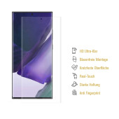 2x Hydrogel-Glass für Samsung Galaxy Note 20 Ultra Selbstheilend für Micro Kratzer 3D KLAR Panzerfolie Displayschutz Schutzfolie Screen-Protector