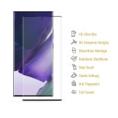 3x 9H Panzerglas für Samsung Galaxy Note 20 Ultra FULL CURVED Schutzfolie Schutzglas HD KLAR Hartglas Displayschutz Panzerfolie Displayglas Tempered Glasfolie Sicherheitsglas Echtglas