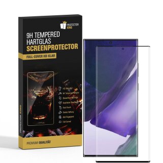 6x 9H Panzerglas für Samsung Galaxy Note 20 Ultra FULL CURVED Schutzfolie Schutzglas HD KLAR Hartglas Displayschutz Panzerfolie Displayglas Tempered Glasfolie Sicherheitsglas Echtglas