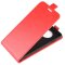 Flip Case Handyhülle für OnePlus 7T Vertikal Schutzhülle Tasche Cover Rot Bumper Smartphone Kartensteckplatz-Kreditkarte-Geldscheine EC-Karte Bank-Karte