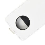 Flip Case Handyhülle für OnePlus 7T Vertikal Schutzhülle Tasche Cover Weiß Bumper Smartphone Kartensteckplatz-Kreditkarte-Geldscheine EC-Karte Bank-Karte
