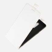 Flip Case Handyhülle für OnePlus 8 Vertikal Schutzhülle Tasche Cover Weiß Bumper Smartphone Kartensteckplatz-Kreditkarte-Geldscheine EC-Karte Bank-Karte