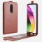 Flip Case Handyhülle für OnePlus 8 Vertikal Schutzhülle Tasche Cover Braun Bumper Smartphone Kartensteckplatz-Kreditkarte-Geldscheine EC-Karte Bank-Karte