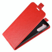 Flip Case Handyhülle für OnePlus Nord Vertikal Schutzhülle Tasche Cover Rot Bumper Smartphone Kartensteckplatz-Kreditkarte-Geldscheine EC-Karte Bank-Karte