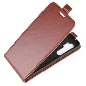 Flip Case Handyhülle für Xiaomi Mi Note 10 Lite Vertikal Schutzhülle Tasche Cover Braun Bumper Smartphone Kartensteckplatz-Kreditkarte-Geldscheine EC-Karte Bank-Karte