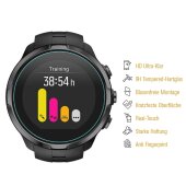 3x 9H Hartglas für Suunto 7 Panzerfolie Displayschutz HD KLAR Schutzfolie Schutzglas Panzerglas