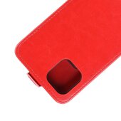 Flip Case Handyhülle für iPhone X/ XS Vertikal Schutzhülle Tasche Cover Rot Bumper Smartphone Kartensteckplatz-Kreditkarte-Geldscheine EC-Karte Bank-Karte