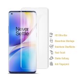 3x Hydropanzerglas für Oneplus 8 Pro HD KLAR FLEXIBLER Displayschutz Schutzglas Hydrogelglas Displayglas Glasfolie Hybridschutzglas