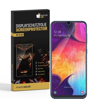 6x Displayschutzfolie für Samsung Galaxy A30 Displayfolie HD KLAR
