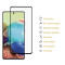 6x 9H Hartglas für Samsung Galaxy A71 FULL COVER Panzerfolie Displayschutz KLAR Panzerglas Schutzglas Displayglas Folie