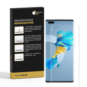 4x Panzerfolie für Huawei Mate 40 FULL CURVED ANTI-SHOCK Displayschutz Schutzfolie HD-KLAR PET Kunststoff Displayfolie Folie