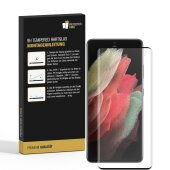 3x 9H Panzerglas für Samsung Galaxy S21 Ultra FULL...