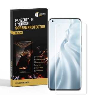 2x Hydrogel-Glass für Xiaomi Mi 11 Selbstheilend für Micro Kratzer 3D KLAR Panzerfolie Displayschutz Schutzfolie Screen-Protector