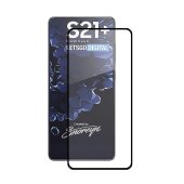 3x 9H Hartglas für Samsung Galaxy S21 Plus FULL COVER Schutzfolie Schutzglas SW Klar Displayschutz Panzerfolie Displayglas Tempered Glasfolie Panzerglas Sicherheitsglas Echtglas