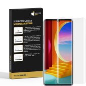 4x Panzerfolie für LG Velvet FULL COVER...