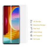 2x Displayschutzfolie für LG Velvet FULL COVER Displayfolie Folie HD KLAR