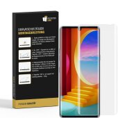 3x Displayschutzfolie für LG Velvet FULL COVER Displayfolie Folie HD KLAR