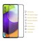 1x 9H Hartglas für Samsung Galaxy A52 FULL COVER Schutzfolie Schutzglas SW Displayglas Tempered Glasfolie Panzerglas Sicherheitsglas Echtglas Displayschutz Panzerfolie