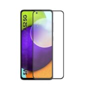 4x 9H Hartglas für Samsung Galaxy A52 FULL COVER Schutzfolie Schutzglas SW Displayglas Tempered Glasfolie Panzerglas Sicherheitsglas Echtglas Displayschutz Panzerfolie