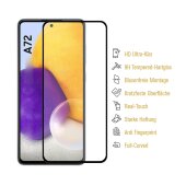 6x 9H Hartglas für Samsung Galaxy A72 FULL COVER Schutzfolie Schutzglas Klar Displayglas Tempered Glasfolie Panzerglas Sicherheitsglas Echtglas Displayschutz Panzerfolie