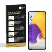 4x Hydrogel-Glass für Samsung Galaxy A72 Selbstheilend für Micro Kratzer 3D KLAR Panzerfolie Displayschutz Schutzfolie Screen-Protector