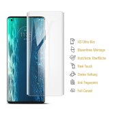 3x Panzerfolie für Motorola Moto Edge FULL COVER Displayschutzfolie HD KLAR