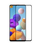 2x 9H Panzerglas für Samsung Galaxy A21s FULL COVER Displayschutz Schutzglas Hartglas Schutzfolie Panzerfolie KLAR Tempered echtes Displayglas Glasfolie Displayfolie Folie Transparent