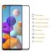 3x 9H Panzerglas für Samsung Galaxy A21s FULL COVER Displayschutz Schutzglas Hartglas Schutzfolie Panzerfolie KLAR Tempered echtes Displayglas Glasfolie Displayfolie Folie Transparent