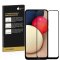 1x 9H Panzerglas für Samsung Galaxy A02s FULL COVER Displayschutz Schutzglas Hartglas Schutzfolie Panzerfolie KLAR Tempered echtes Displayglas Glasfolie Displayfolie Folie Transparent