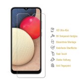 4x 9H Panzerglas für Samsung Galaxy A02S Displayschutz Panzerfolie Schutzfolie Hartglas Schutzglas Displayglas Tempered Glasfolie Sicherheitsglas Echtglas