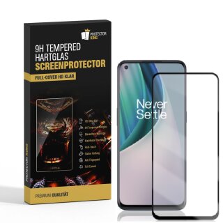 6x 9H Hartglas für OnePlus Nord N100 FULL COVER Panzerfolie Displayschutz SW KLAR Panzerglas Schutzglas