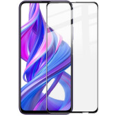 2x Hartglas  für Huawei Honor 9X FULL COVER Displayschutz Panzerfolie HD SW Klar Panzerglas Schutzglas