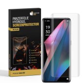 4x Hydrogel-Glass für Oppo Find X3 Pro Selbstheilend...