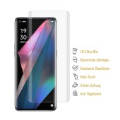 4x Hydrogel-Glass für Oppo Find X3 Pro Selbstheilend für Micro Kratzer 3D KLAR Panzerfolie Displayschutz Schutzfolie Screen-Protector