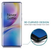 1x 9H Panzerglas für OnePlus 8 Pro FULL CURVED PRIVACY ANTY-SPY Displayschutz Panzerfolie Schutzfolie Hartglas Schutzglas Displayglas Tempered Glasfolie Sicherheitsglas Echtglas Blickschutz