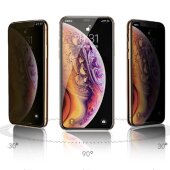 2x Blickschutz 9H Panzerhartglas für iPhone 12 Pro Max 3D KLAR echtes Tempered Panzerglas Schutzglas Schutzfolie Privacy Anti-Spy Screen Protector Panzerfolie Displayschutz
