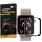 2x 9H Hartglas für Apple Watch 4/5/6 SE 44mm Panzerfolie Displayschutz KLAR SW Aluminiumlegierung Panzerglas