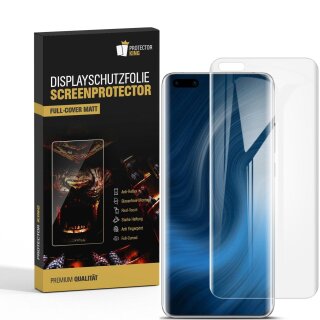 6x Displayschutzfolie für Huawei Mate 40 Pro Plus FULL COVER Displayfolie MATT