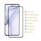 6x 9H Panzerglas für Huawei P50 FULL COVER Displayschutz Schutzglas Hartglas Schutzfolie Panzerfolie KLAR Tempered echtes Displayglas Glasfolie Displayfolie Folie