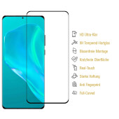 6x 9H Hartglas für Huawei P50 Pro Plus FULL Panzerfolie Displayschutz Schutzfolie KLAR SW Panzerglas Schutzglas