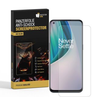 4x Panzerfolie für OnePlus Nord N10 ANTI-SCHOCK Displayschutz Schutzfolie KLAR