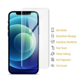 4x Panzerfolie für iPhone 12 Mini FULL COVER ANTI-SCHOCK Displayschutzfolie MATT