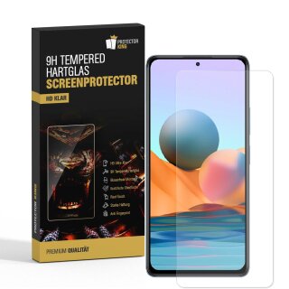 6x 9H Panzerglas für Xiaomi Redmi Note 10 3D KLAR echtes Tempered Glass Displayschutz Schutzglas Schuzfolie Screen-Protector
