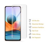 1x Hydrogel-Glass für Xiaomi Redmi Note 10 Selbstheilend für Micro Kratzer 3D KLAR Panzerfolie Displayschutz Schutzfolie Screen-Protector