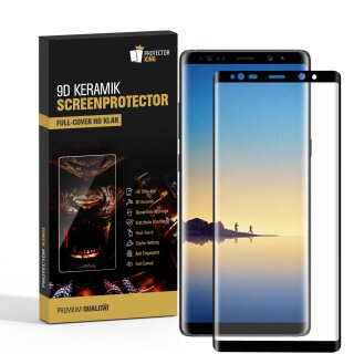 3x 9D Keramik-Glass für Samsung Galaxy Note 9 FULL COVER 3D KLAR Panzerfolie Displayschutz Schutzfolie Ceramic Screen-Protector
