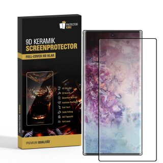 4x 9D Keramik-Glass für Samsung Galaxy Note 10 FULL CURVED 3D KLAR Panzerfolie Displayschutz Schutzfolie Ceramic Screen-Protector
