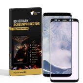 3x 9D Keramik-Glass für Samsung Galaxy S8 Plus FULL...